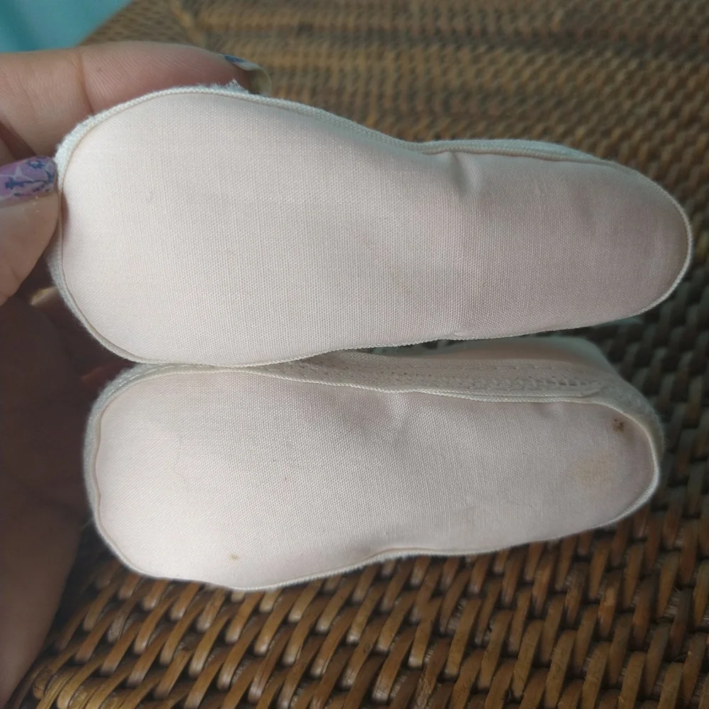 Newborn Infant baby soft shoe vintage antique